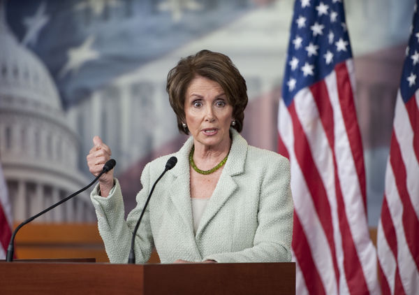 UNITED STATES  NOVEMBER 3: House Minority Leader Nancy Pelosi, D-Calif., holds her weekly news conference in the Capitol on Thursday, Nov. 3, 2011. (Photo By Bill Clark/CQ Roll Call) (CQ Roll Call via AP Images)