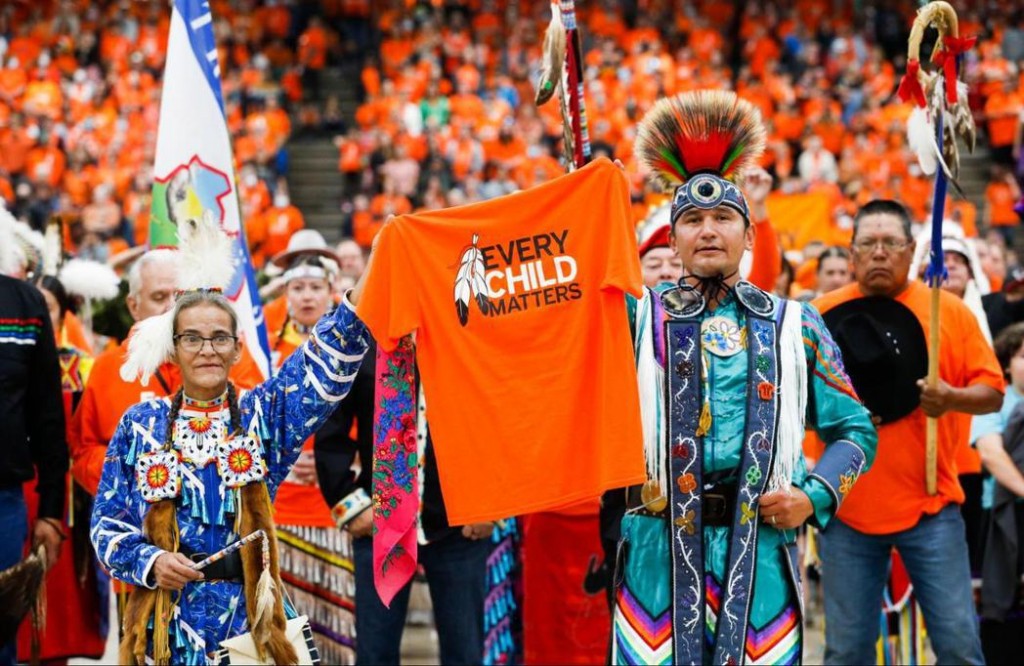 加拿大温尼伯的“橘衣日”大遊行。 