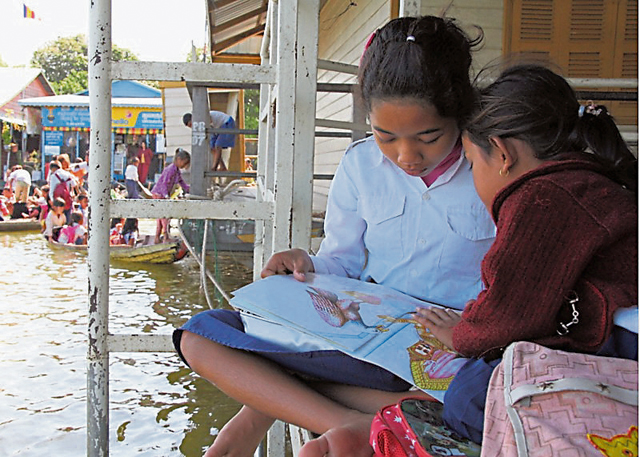 柬埔寨阅读空间（Room To Read in Cambodia）：这是欧洲企业在柬埔寨推行的另一个教育计划。 