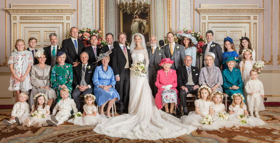 金斯顿与加布里埃拉在2019年成婚，当时还在世的女王伊莉莎白二世和菲利普亲王都出席并留下合影。