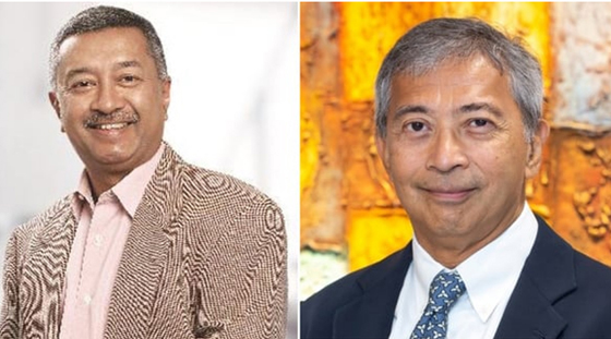 前首相敦马哈迪两名儿子莫札尼（左）和米占被指尚未向大马反贪污委员会申报财产，若他们没有在限期内申报，可能会被控。