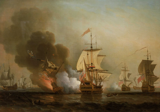 圣荷西大帆船为西班牙国王菲立普五世所拥有，1708年从美洲殖民地返回西班牙途中，在加勒比海被英国海军击沉。