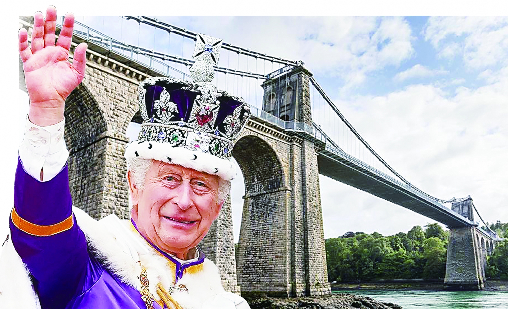 查尔斯三世在王储时期的封号是威尔士亲王，而梅奈桥刚好就是威尔士最重要的悬索桥，为此，“梅奈桥”成为查尔斯三世的代号。